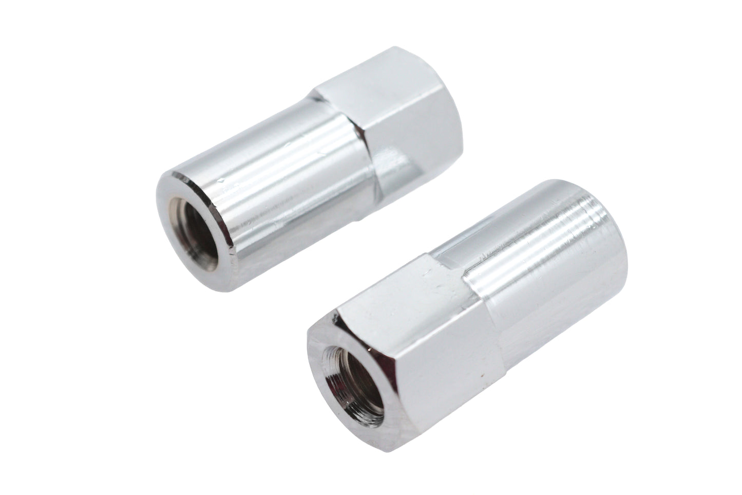 Chrome Billet Nut Set Coarse Thread