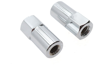 Chrome Billet Nut Set Coarse Thread