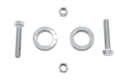Chrome Rear Axle Adjuster Kit