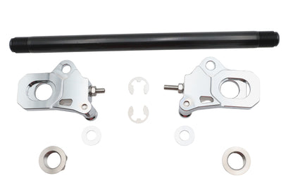 25mm Rear Axle Adjuster Kit Chrome