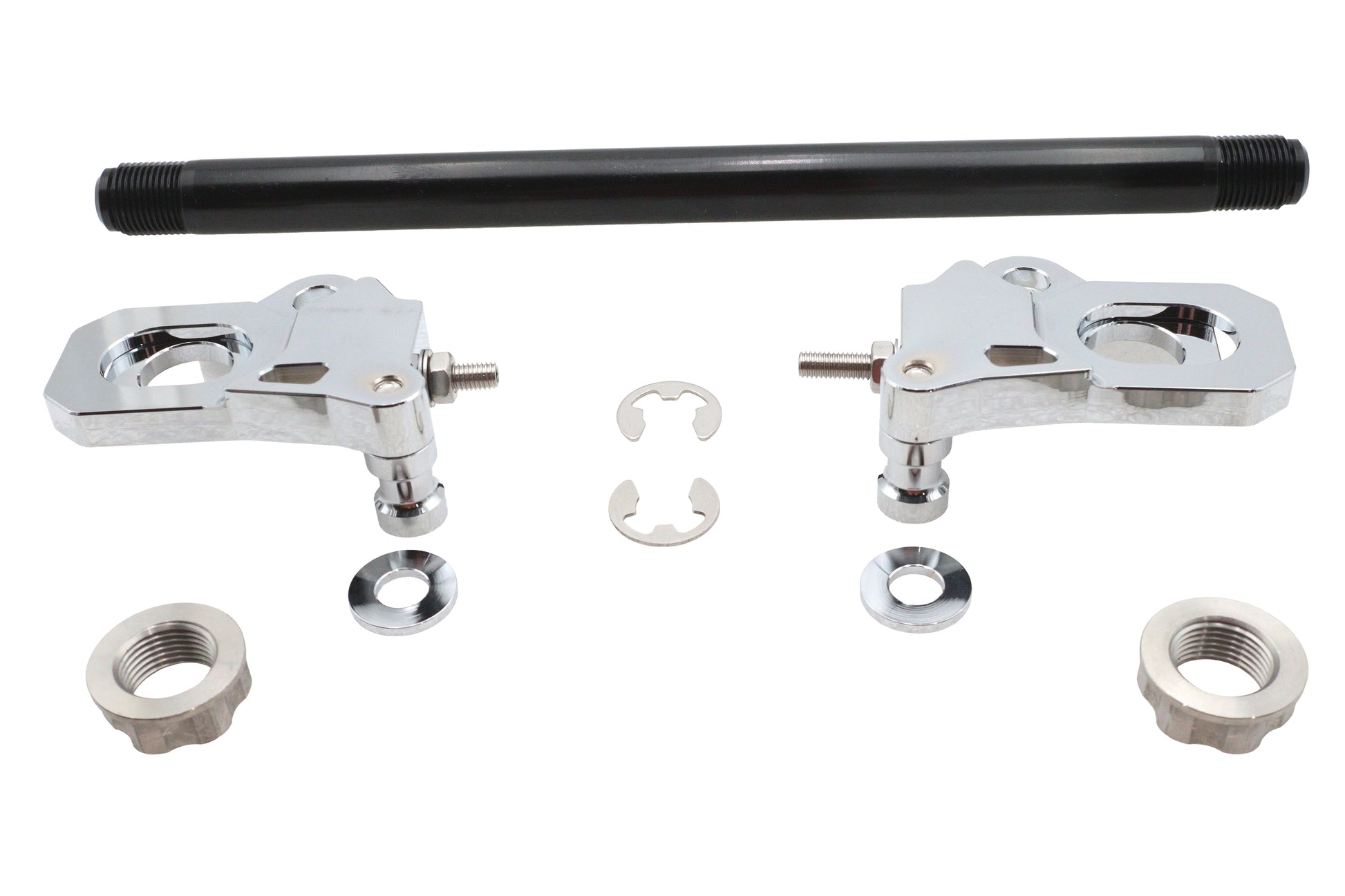 25mm Rear Axle Adjuster Kit Chrome