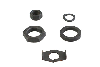 Parkerized Rear Axle Nut and Lock Kit