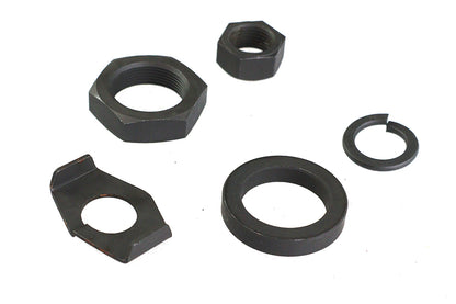 Parkerized Rear Axle Nut and Lock Kit