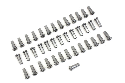 Spoke 40 Piece Cadmium Nipple Set