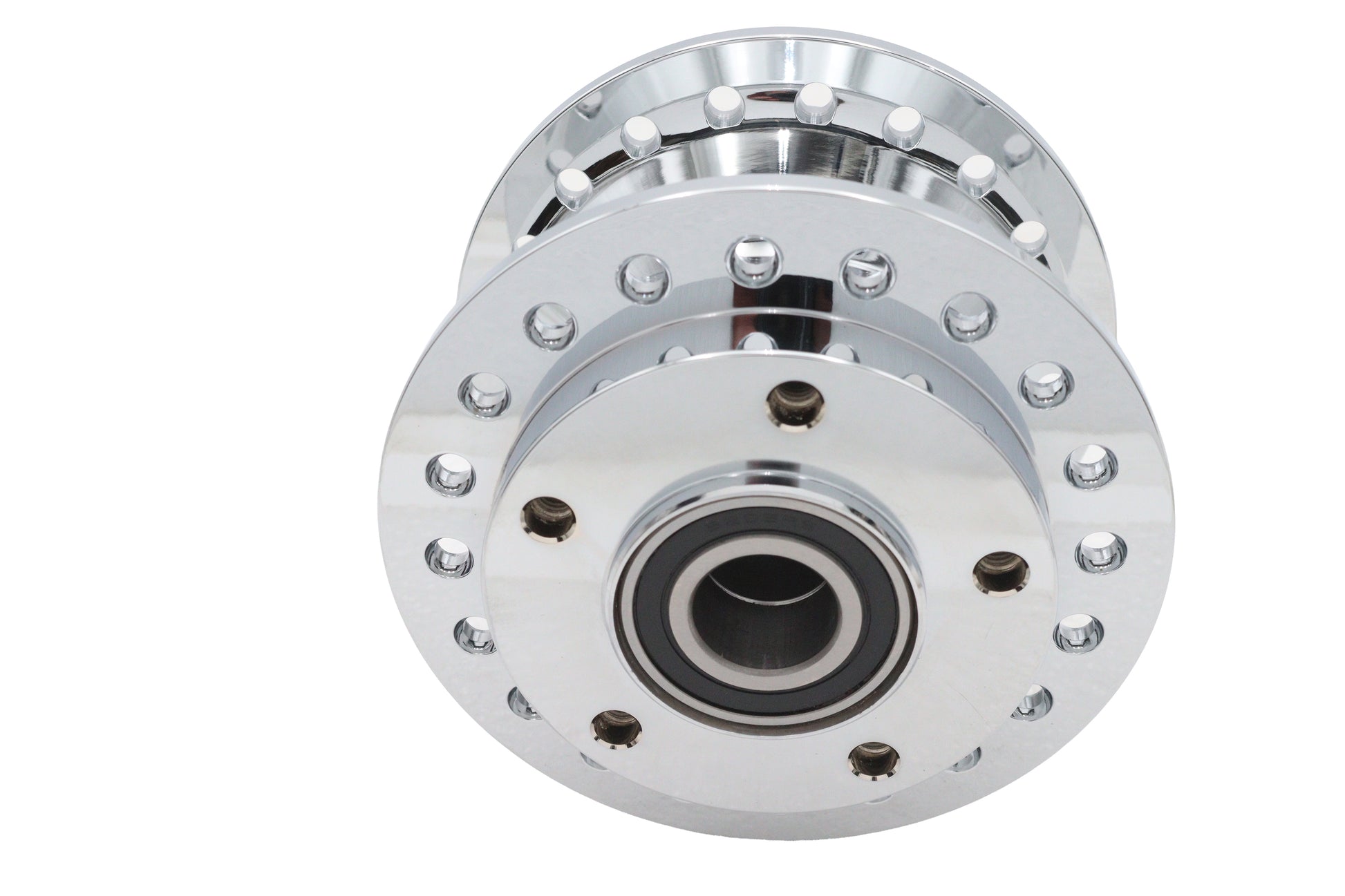 Chrome Front Wheel Hub 1 Bearings