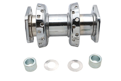 40 Spoke Extra Wide Offset Dual Flange Rear Hub Chrome