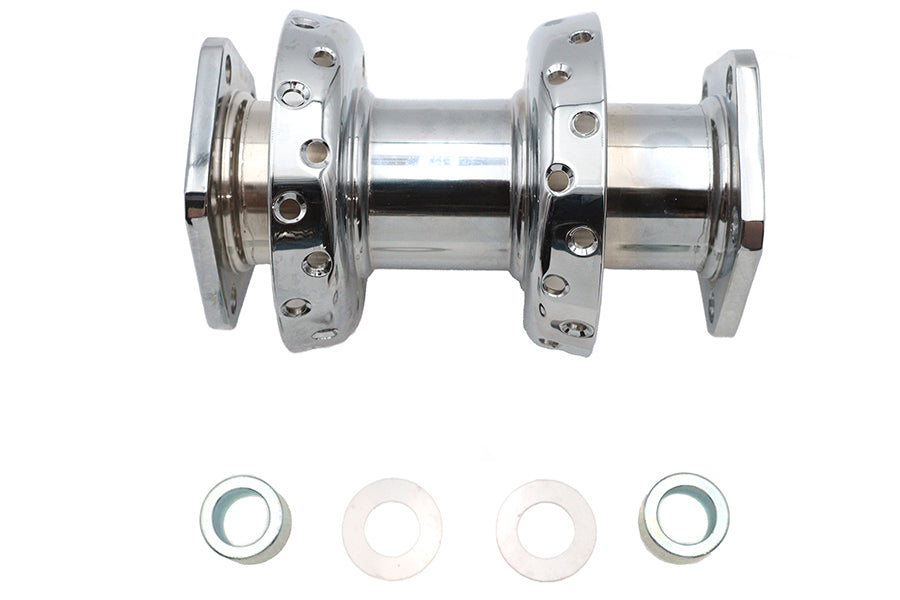 40 Spoke Extra Wide Offset Dual Flange Rear Hub Chrome