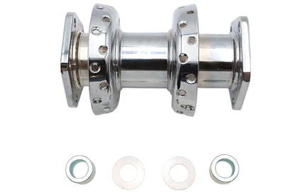 40 Spoke Extra Wide Offset Dual Flange Rear Hub Chrome