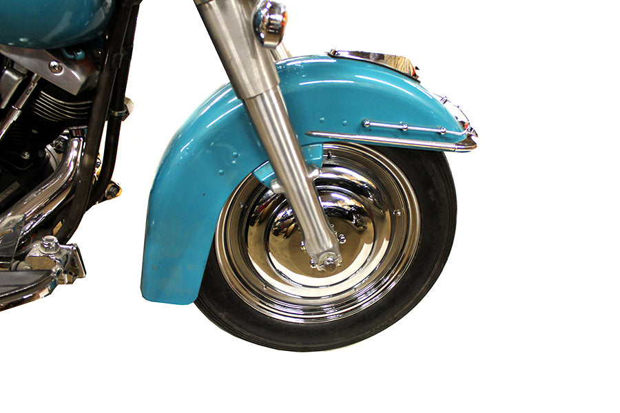 16 Front Wire Wheel Cover Set Chrome