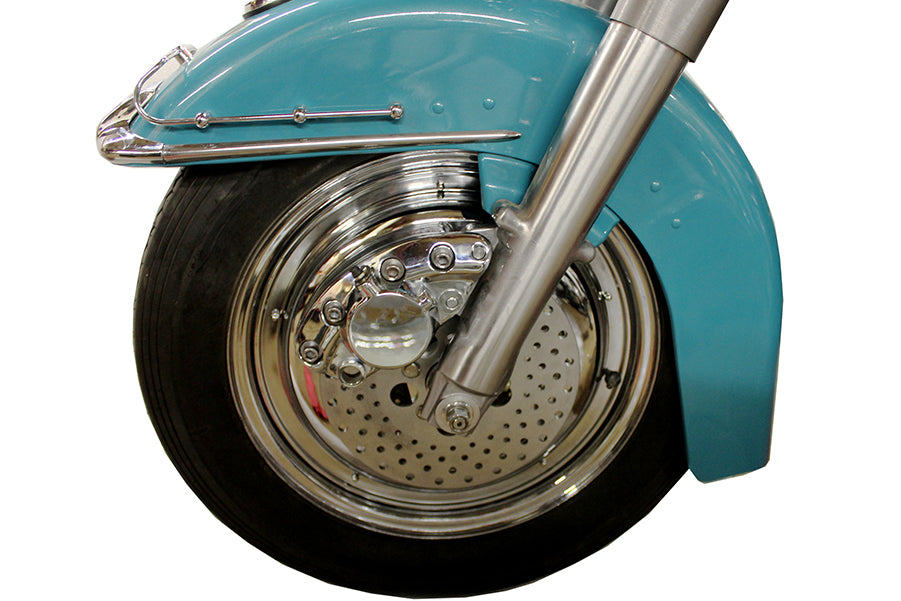 16 Front Wire Wheel Cover Set Chrome