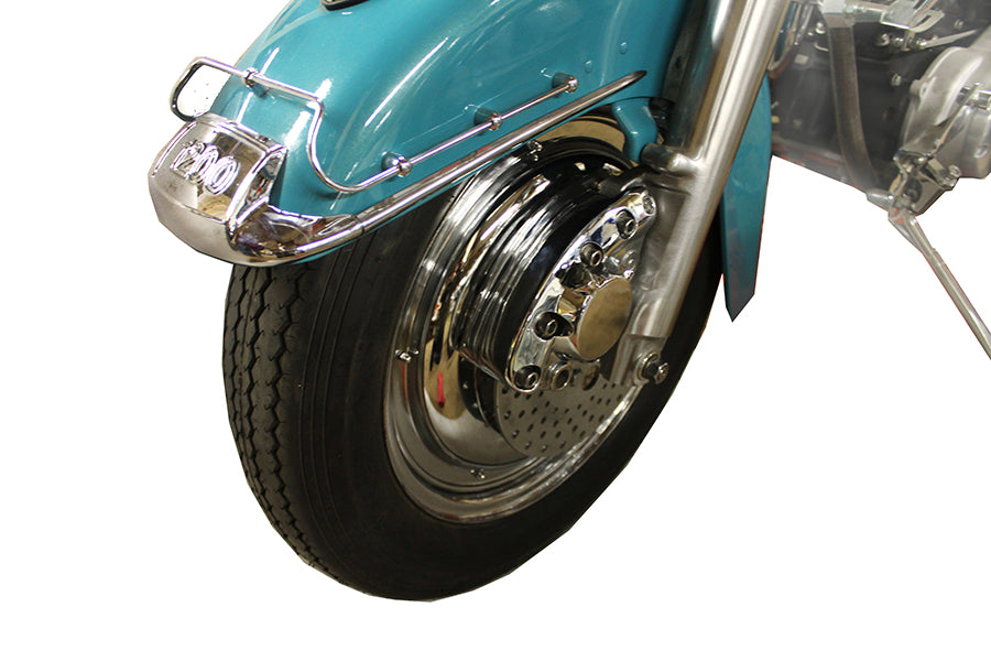 16 Front Wire Wheel Cover Set Chrome