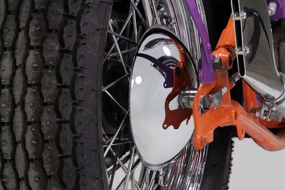 Chrome Rear Hubcap 9",