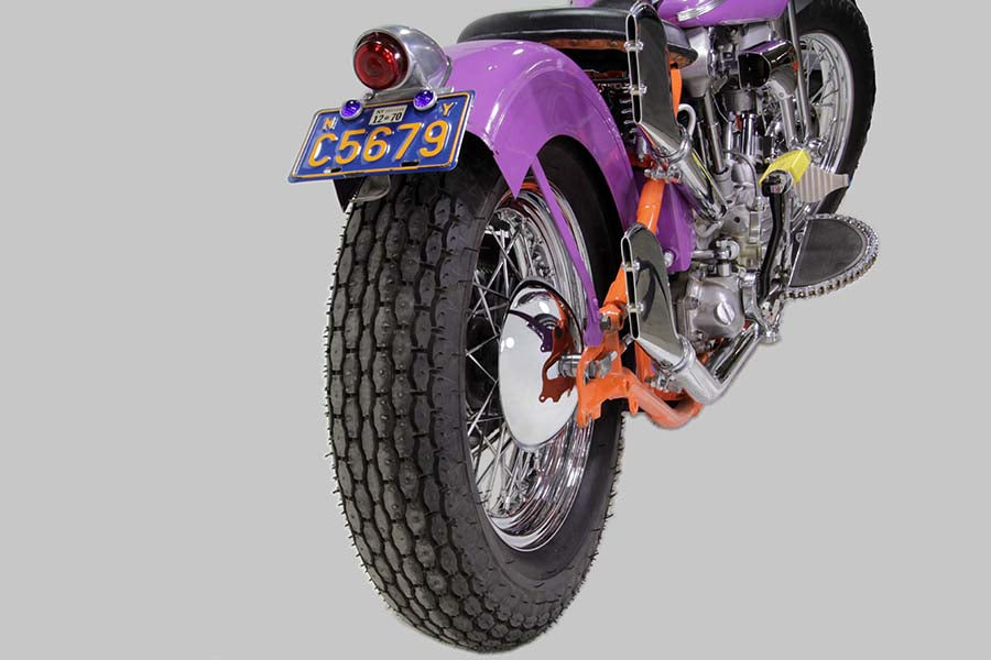 Chrome Rear Hubcap 9",