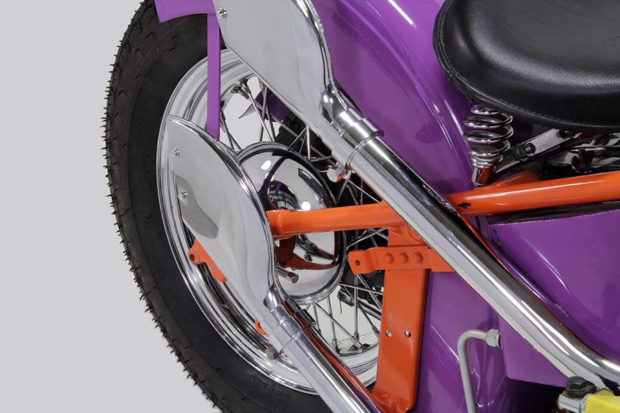 Chrome Rear Hubcap 9",