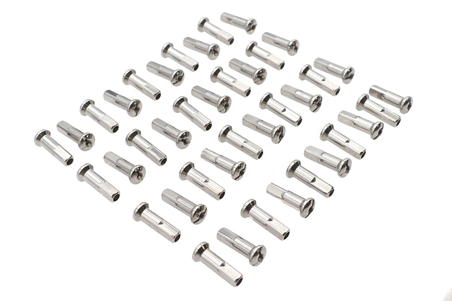 Spoke 40 Piece Stainless Steel Nipple Set