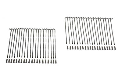 Chrome 21 Spoke Set Twirled Type