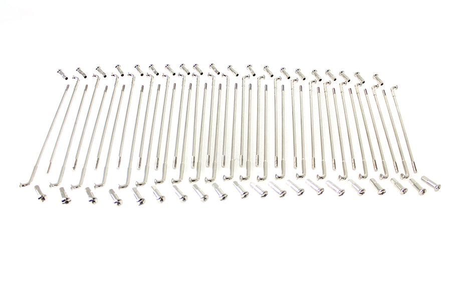 Nickel Plated 18 Spoke Set