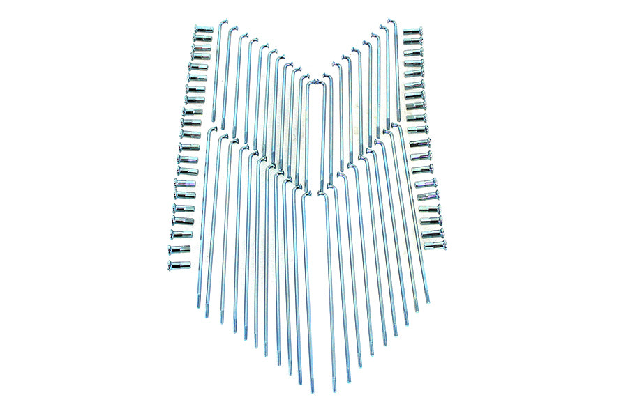 Zinc Plated 18 Spoke Set