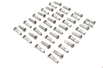 Spoke 40 Piece Chrome Nipple Set