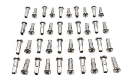 Spoke 40 Piece Stainless Steel Nipple Set