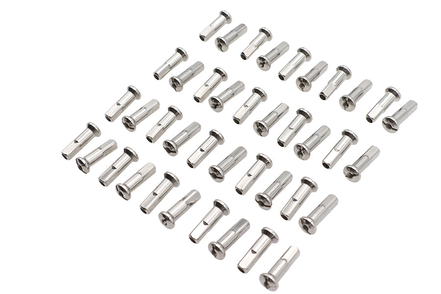 Spoke 40 Piece Stainless Steel Nipple Set