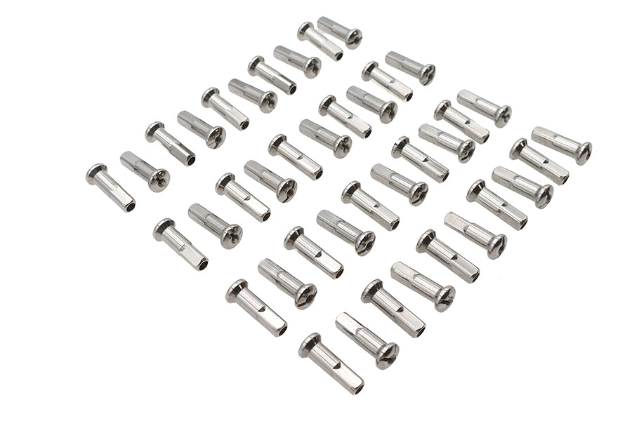 Spoke 40 Piece Stainless Steel Nipple Set