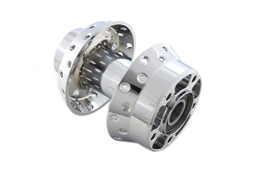 Chrome Front Wheel Hub with 25mm Bearings