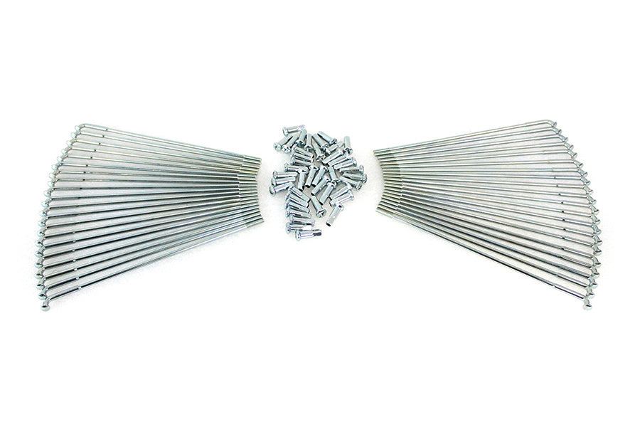 Zicad Plated 18 Star Hub Spoke Set