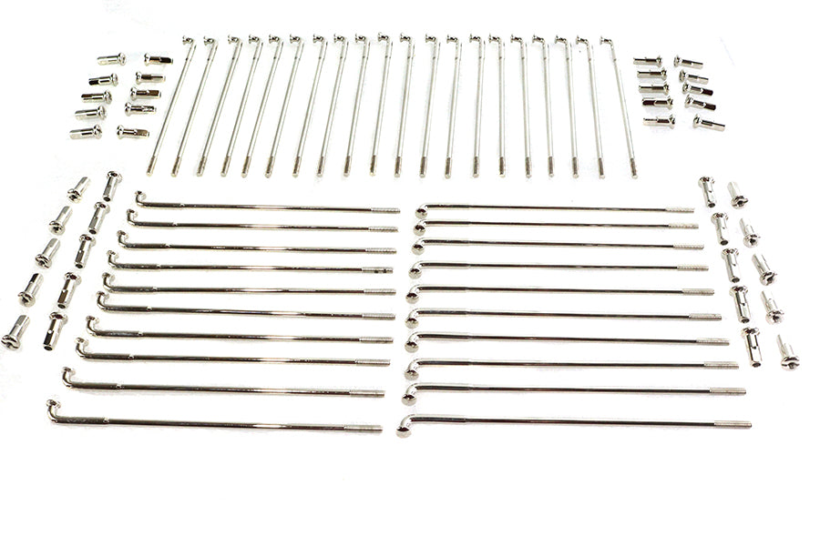 Nickel Plated 16 Spoke Set