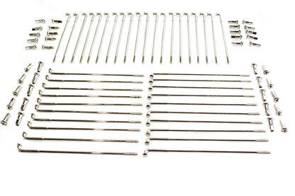 Nickel Plated 16 Spoke Set