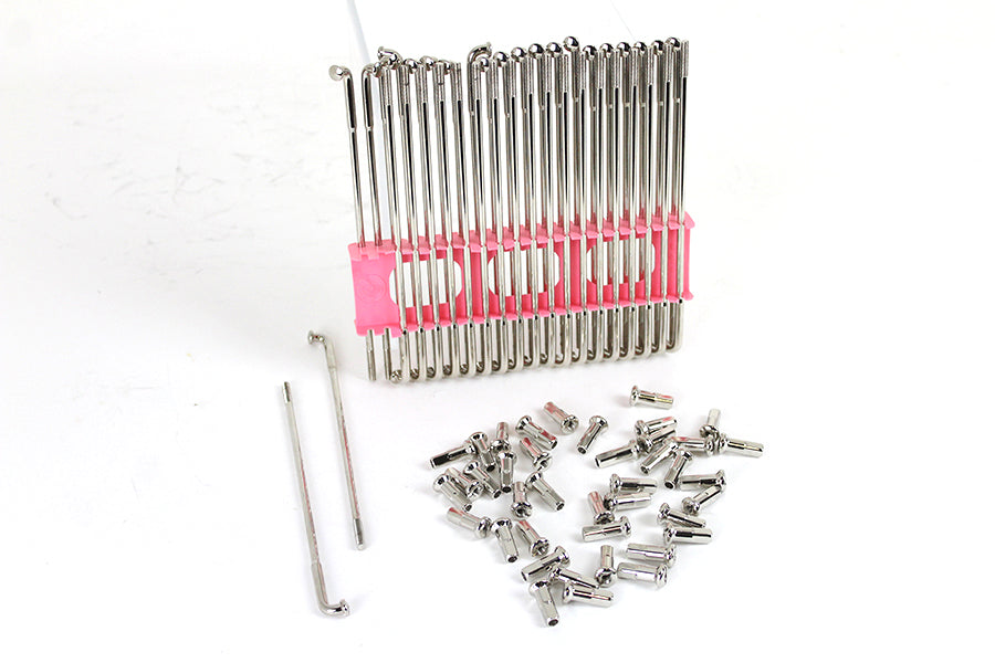 Nickel Plated 16 Spoke Set