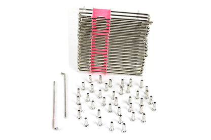 Nickel Plated 16 Spoke Set