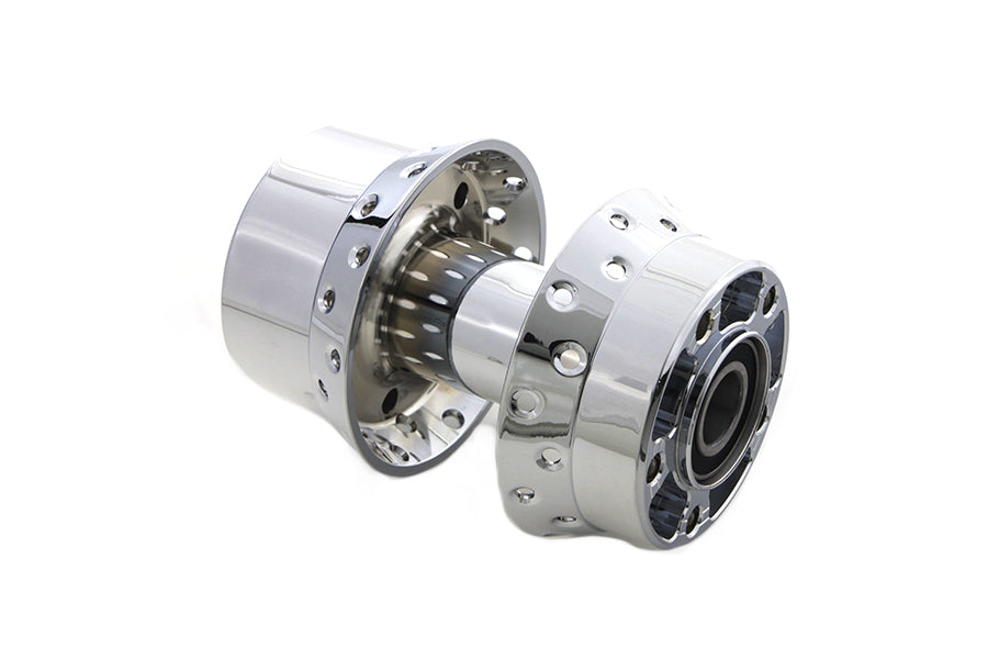 Chrome Rear Wheel Hub 25mm Bearings