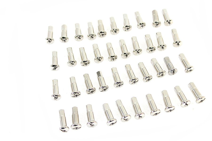 40 Piece Spoke Nipple Set Stainless Steel