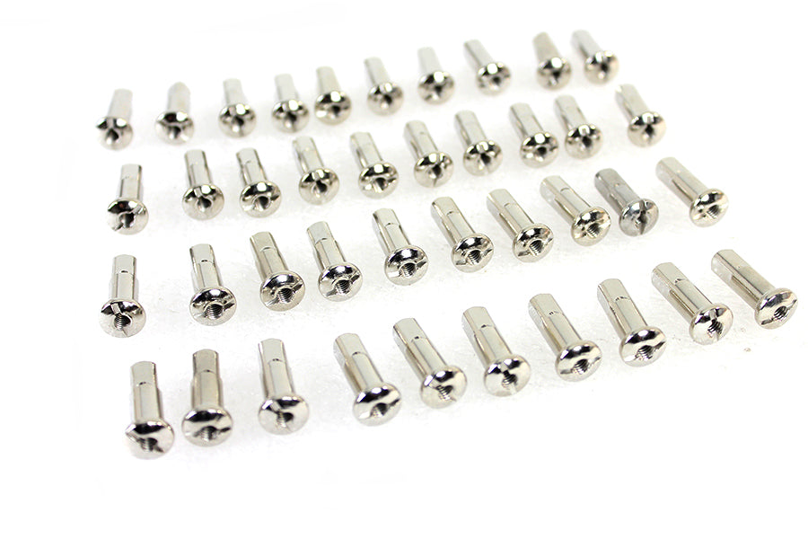 40 Piece Spoke Nipple Set Stainless Steel