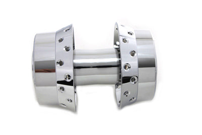 Wheel Hub with 25mm Bearings Chrome