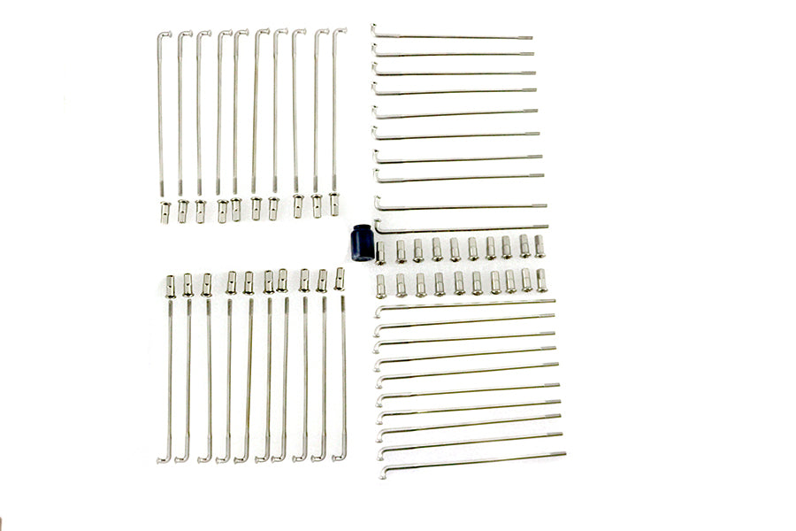 16 Indian Spoke Set Stainless Steel