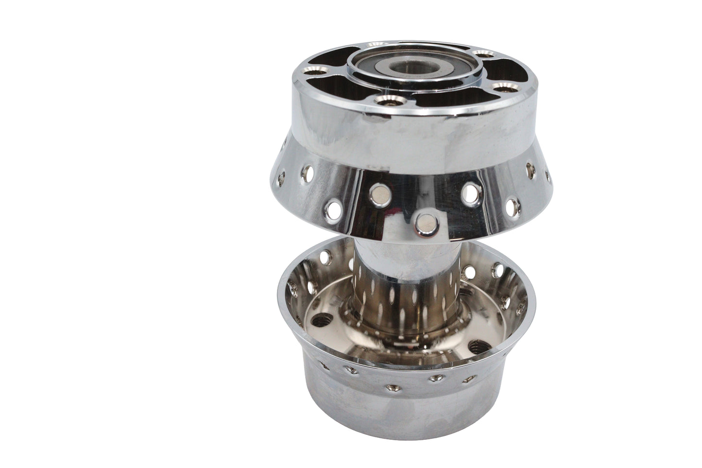 Factory Sample Rear Wheel Hub 3/4 Bearings Chrome