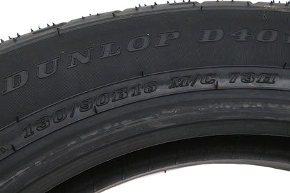 Dunlop D401 130/90B16 Blackwall Front Tire
