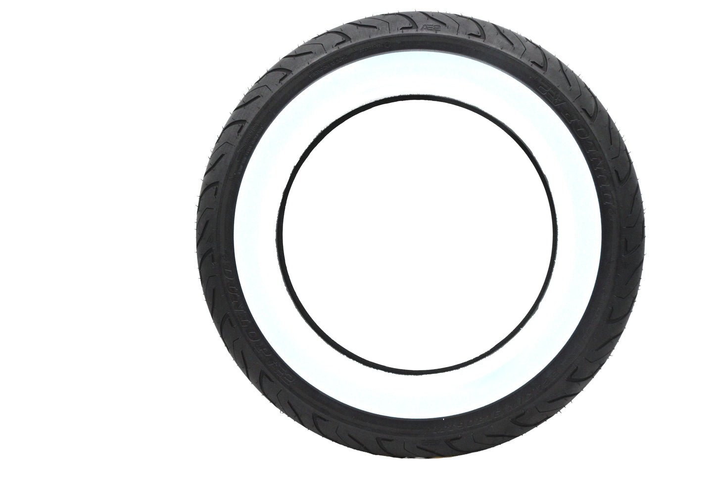 Front Dunlop American Elite II MH90 x 16 Wide Whitewall Tire