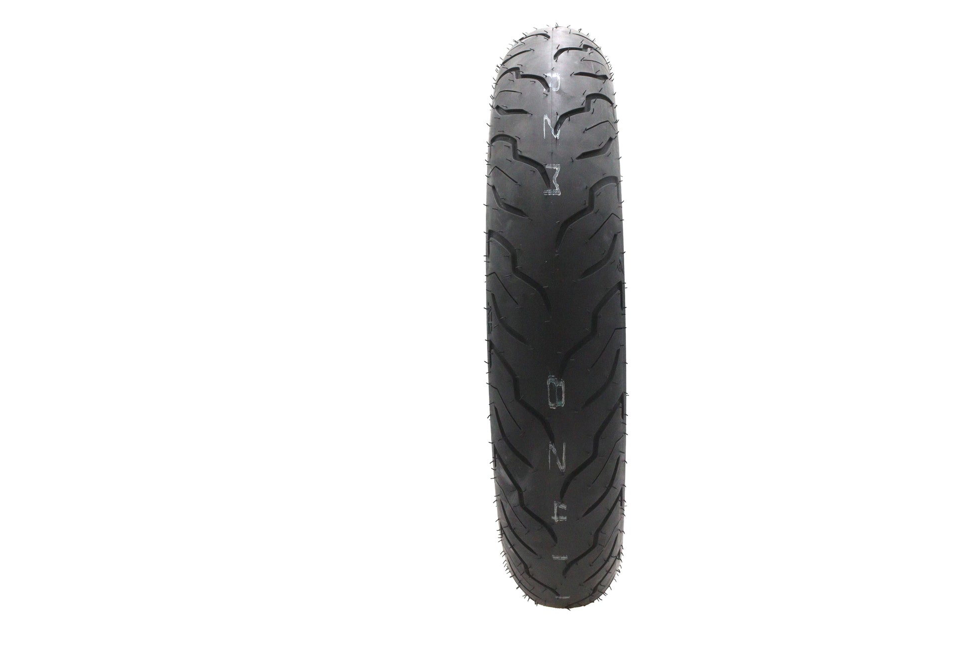 Front Dunlop American Elite II MH90 x 16 Wide Whitewall Tire