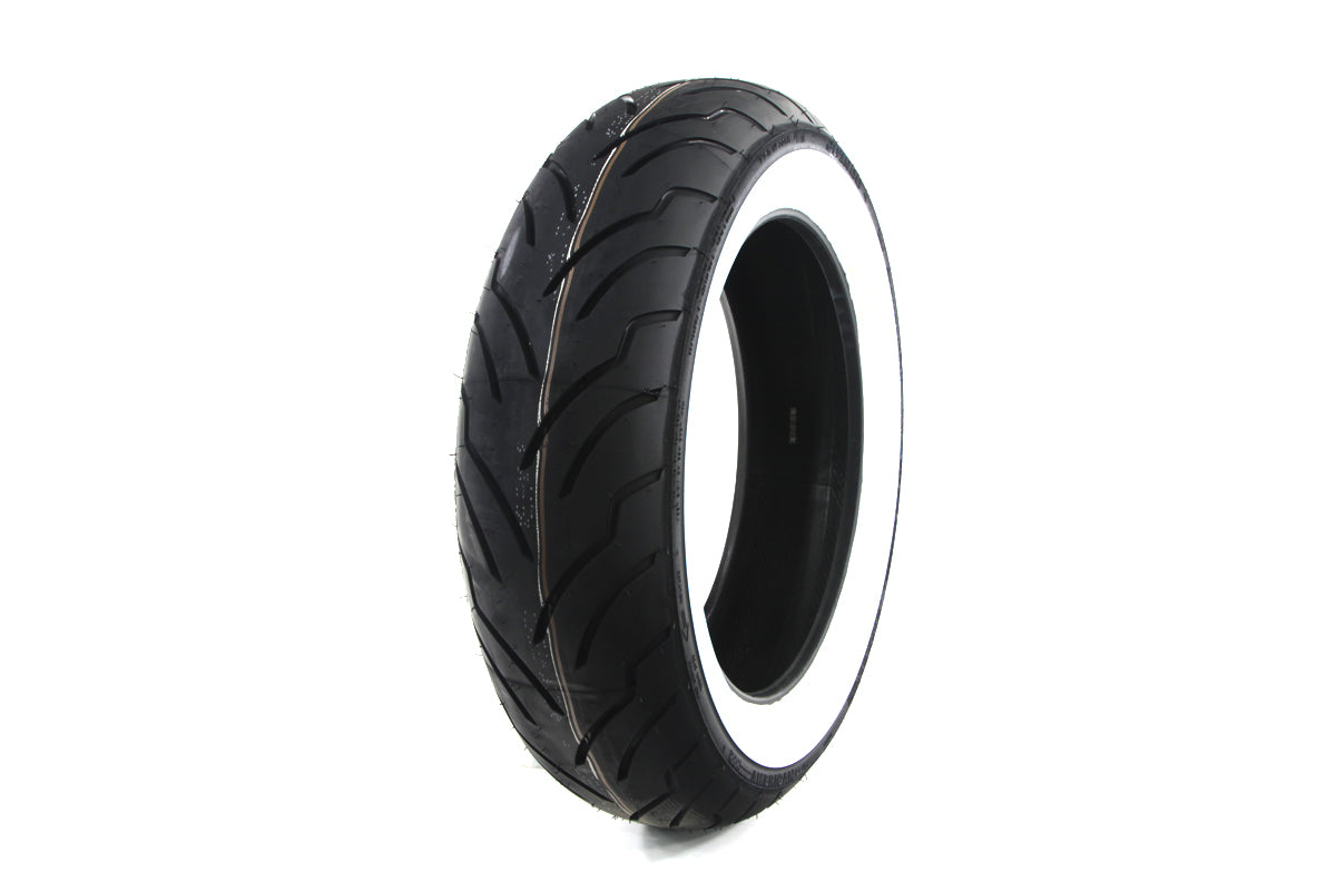 Rear Dunlop American Elite 180/65B x 16 Wide Whitewall