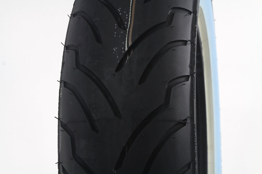 Rear Dunlop American Elite 180/65B x 16 Wide Whitewall