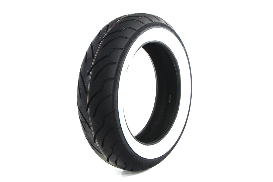 Rear Dunlop American Elite 180/65B x 16 Wide Whitewall