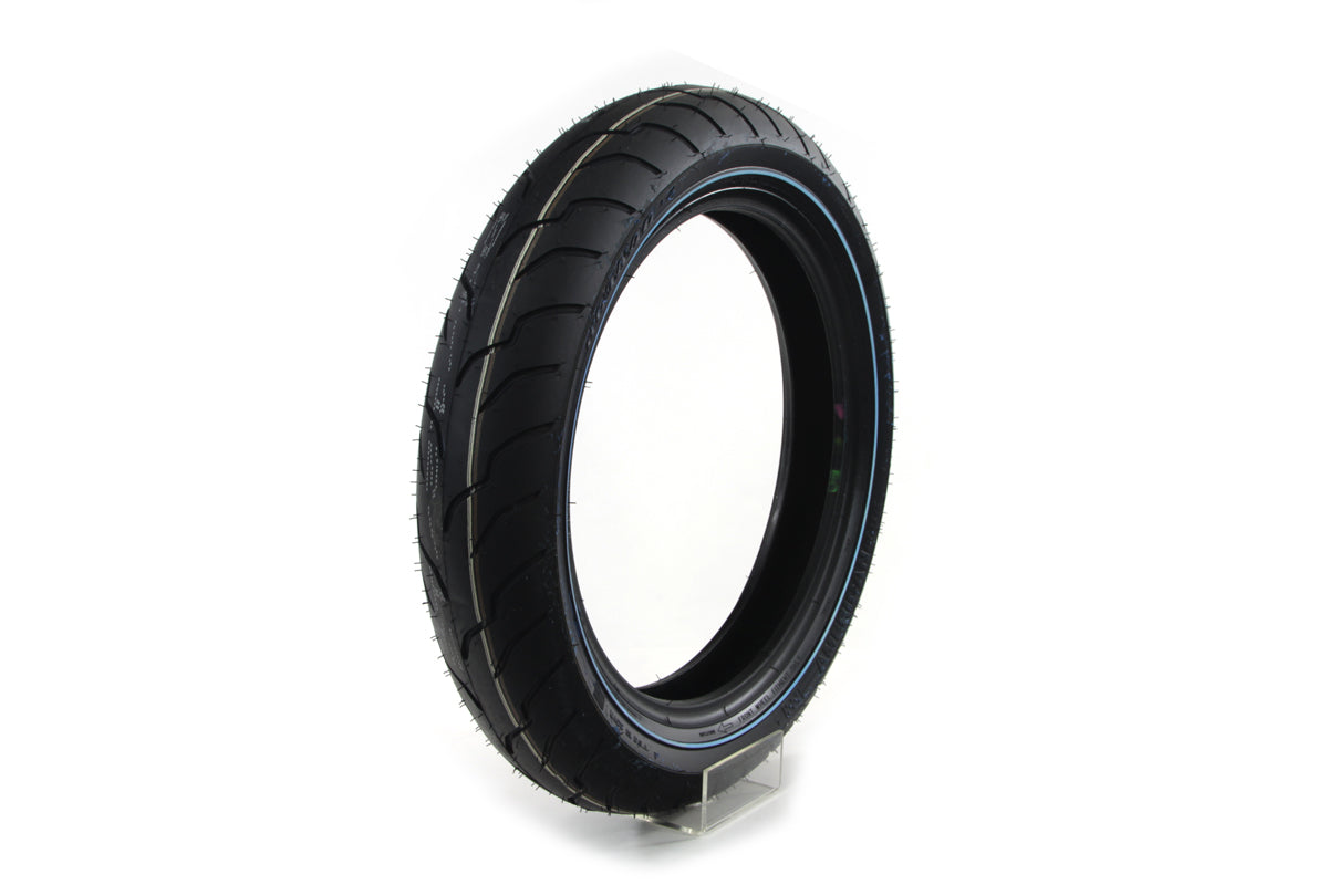 Front Dunlop American Elite 130/80B x 17 Narrow Whitewall