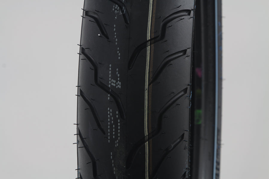 Front Dunlop American Elite 130/80B x 17 Narrow Whitewall
