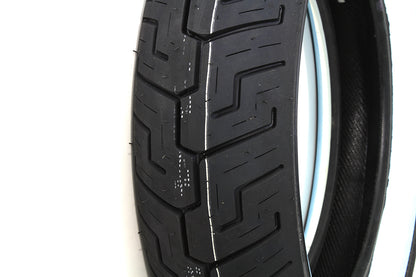 Dunlop D401 150/80B x 16 Rear Wide Whitewall Tire