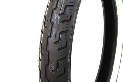 Dunlop D401 100/90H X 19 Front Wide Whitewall Tire