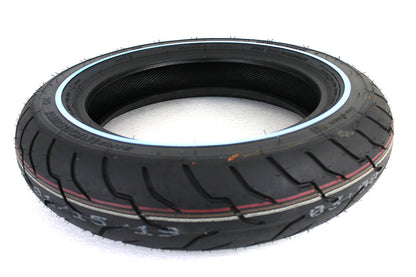 Front Dunlop American Elite MT90B16 Narrow White Stripe Tire