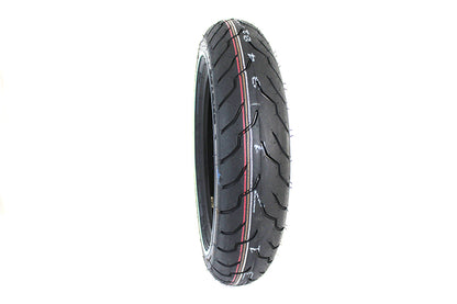 Front Dunlop American Elite MT90B16 Narrow White Stripe Tire